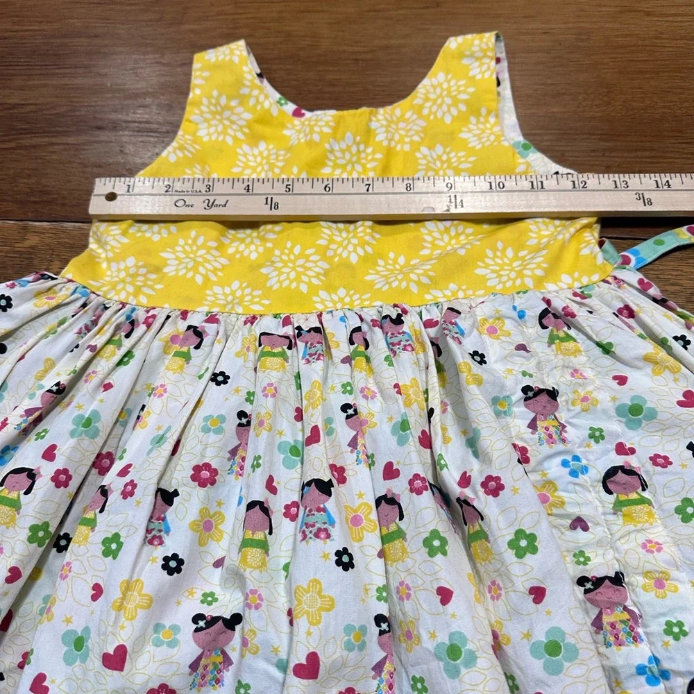 Jelly the Pug Colorful Sleeveless Sz 6x Dress Patterns tired ruffles. Q‎
